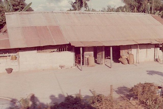 building along road